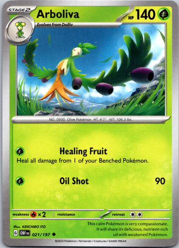 Arboliva (021/197) [Scarlet & Violet: Obsidian Flames]