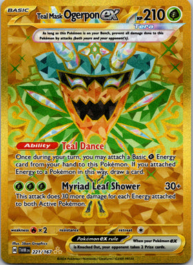 Teal Mask Ogerpon ex [221/167] - (Twilight Masquerade) Holofoil