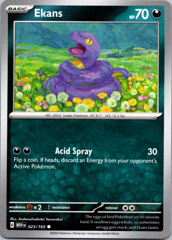 Ekans (023/165) [Scarlet & Violet:  151]