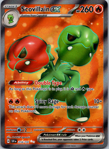 Scovillain ex [216/191] - (Surging Sparks) Holofoil