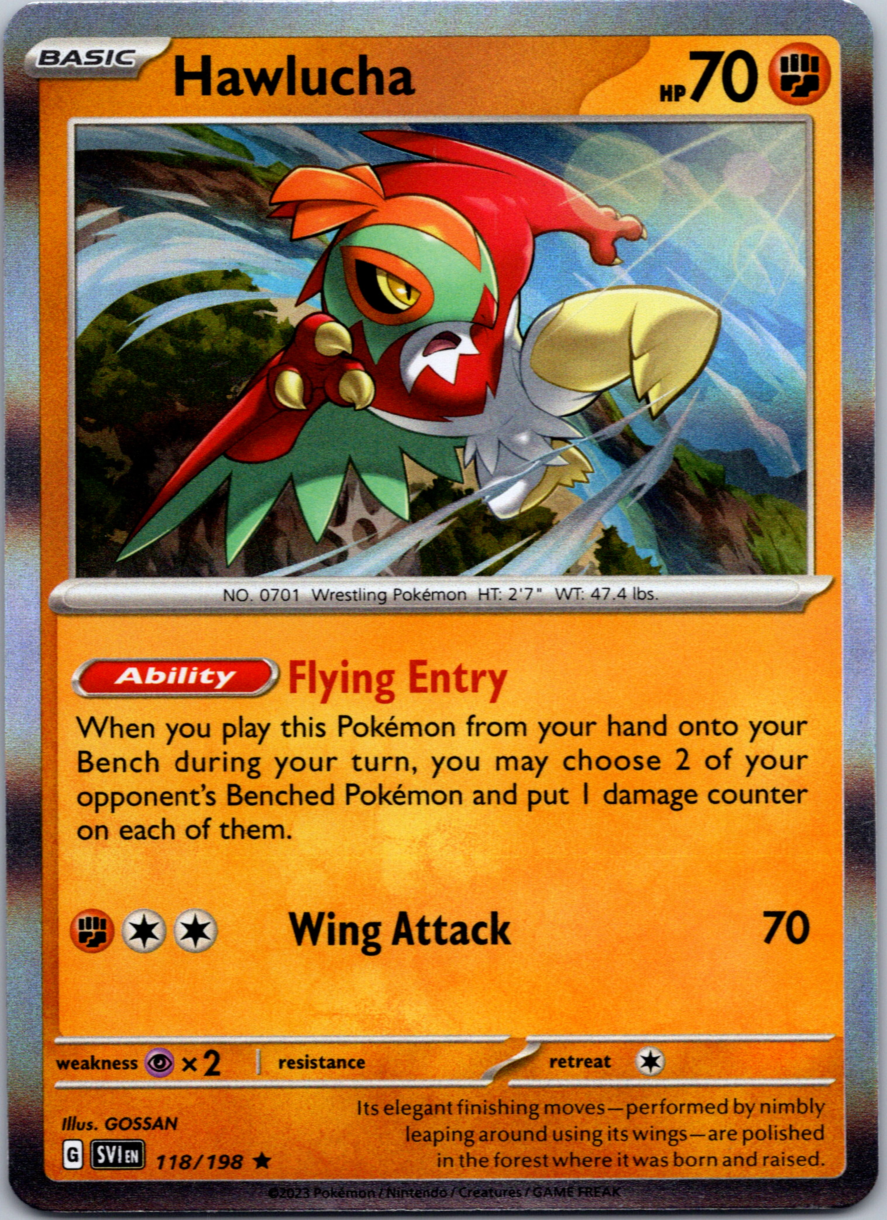 Hawlucha (118/198) [Scarlet & Violet: Base Set]