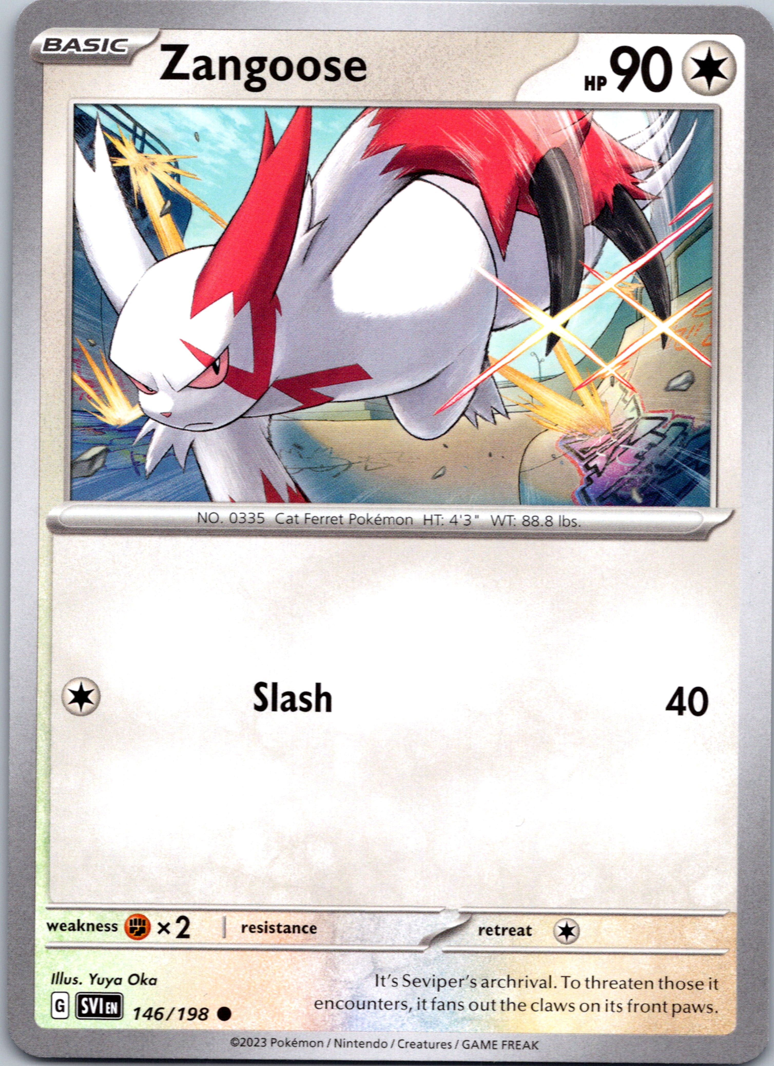 Zangoose (146/198) [Scarlet & Violet: Base Set]