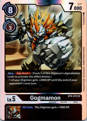 Gogmamon [BT4-072] [Great Legend] Foil