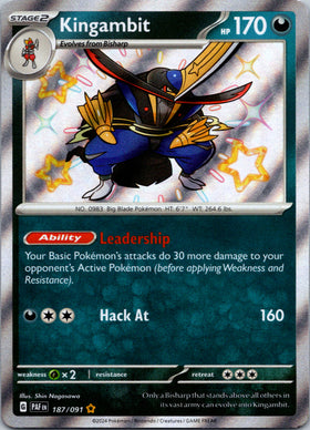 Kingambit [187/091] - (Paldean Fates) Holofoil