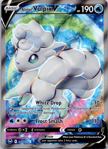 Alolan Vulpix V (173/195) [Sword & Shield: Silver Tempest]
