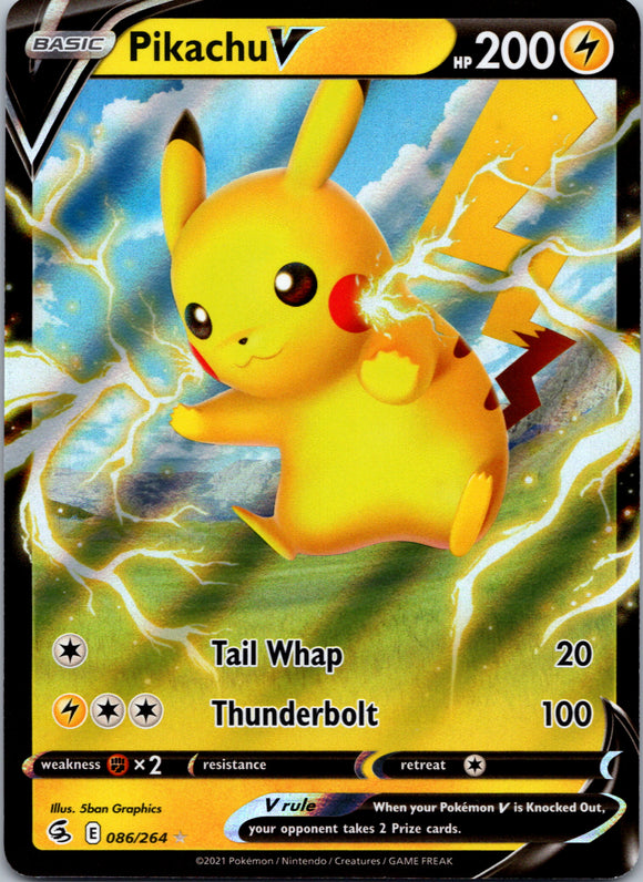 Pikachu V (086/264) [Sword & Shield: Fusion Strike]