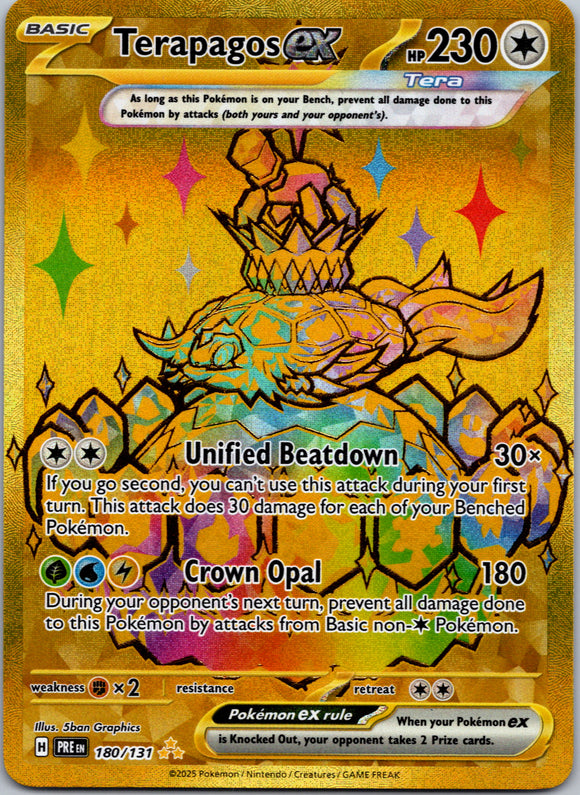 Terapagos ex [180/131] - (Prismatic Evolutions) Holofoil