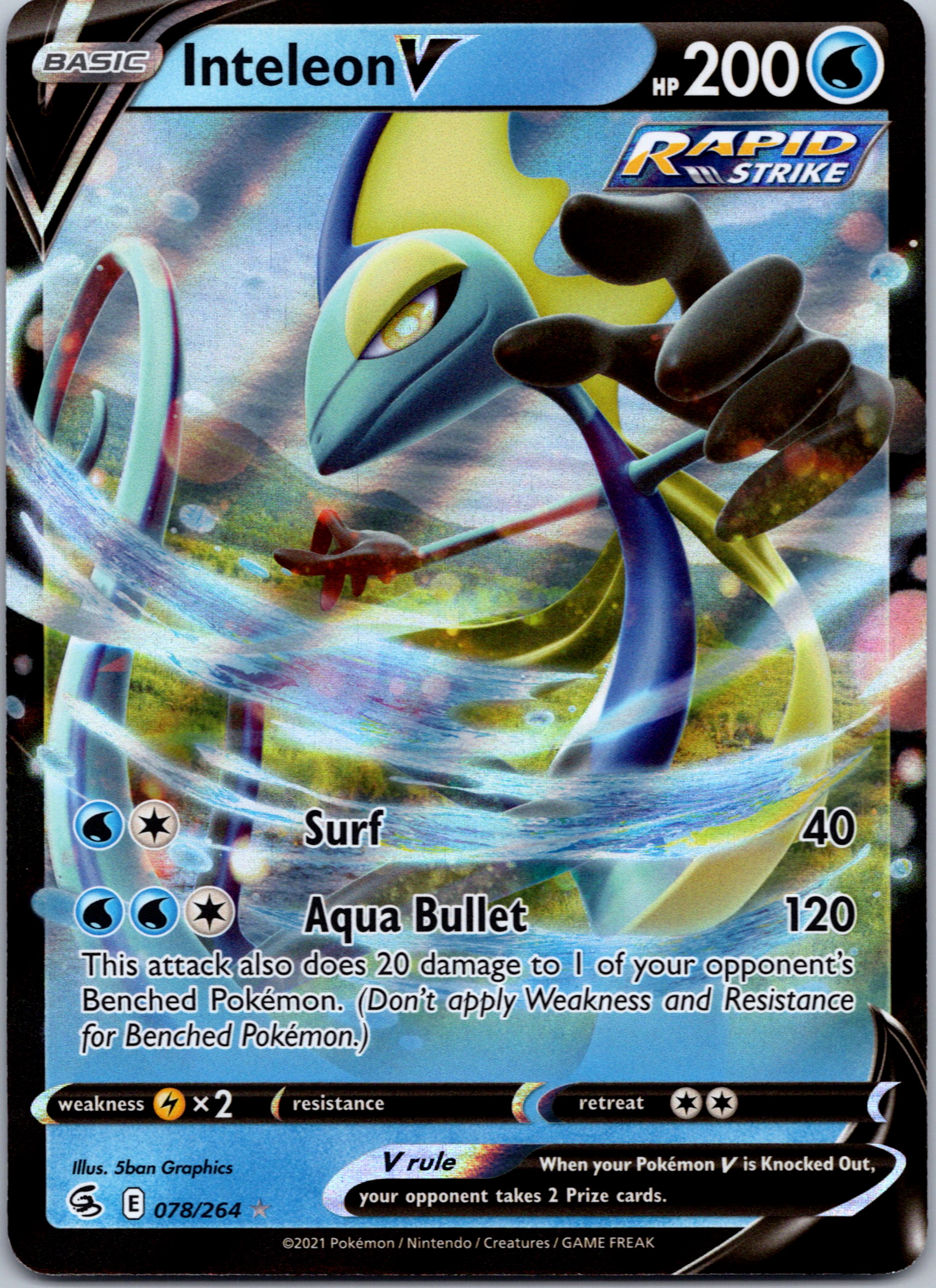 Inteleon V (078/264) [Sword & Shield: Fusion Strike]