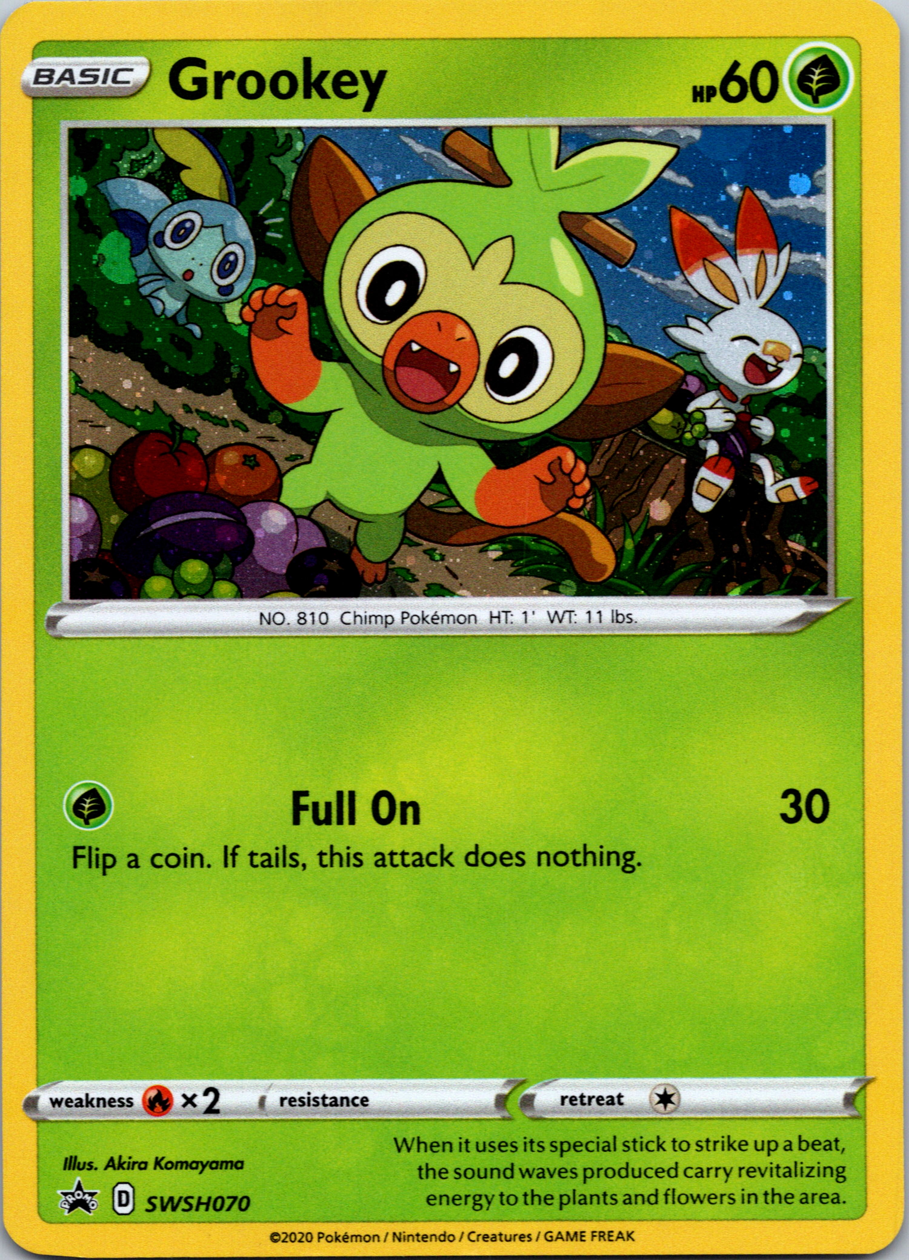 Grookey (SWSH070) [Sword & Shield: Black Star Promos]