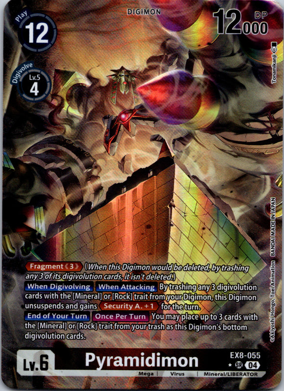 Pyramidimon (Alternate Art) [EX8-055-SR] [Chain of Liberation] Foil