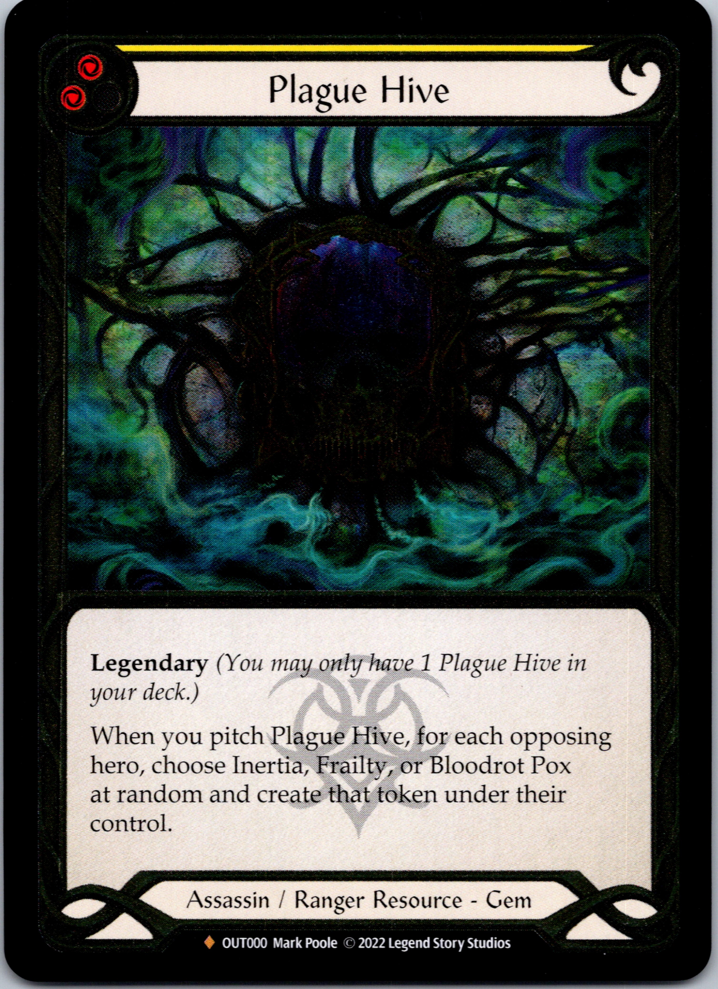 Plague Hive [OUT000] (Outsiders)  Cold Foil