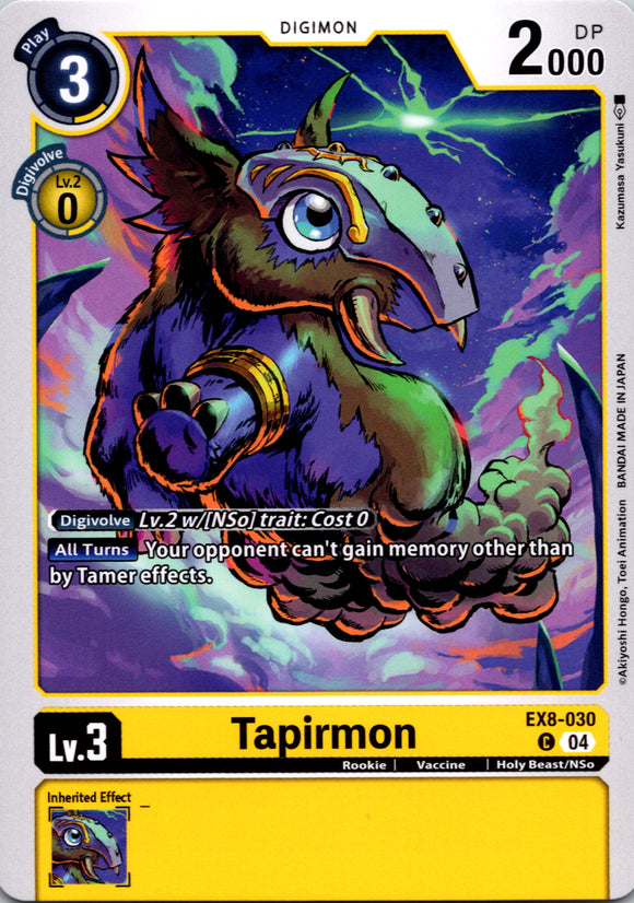 Tapirmon [EX8-030-C] [Chain of Liberation] Normal