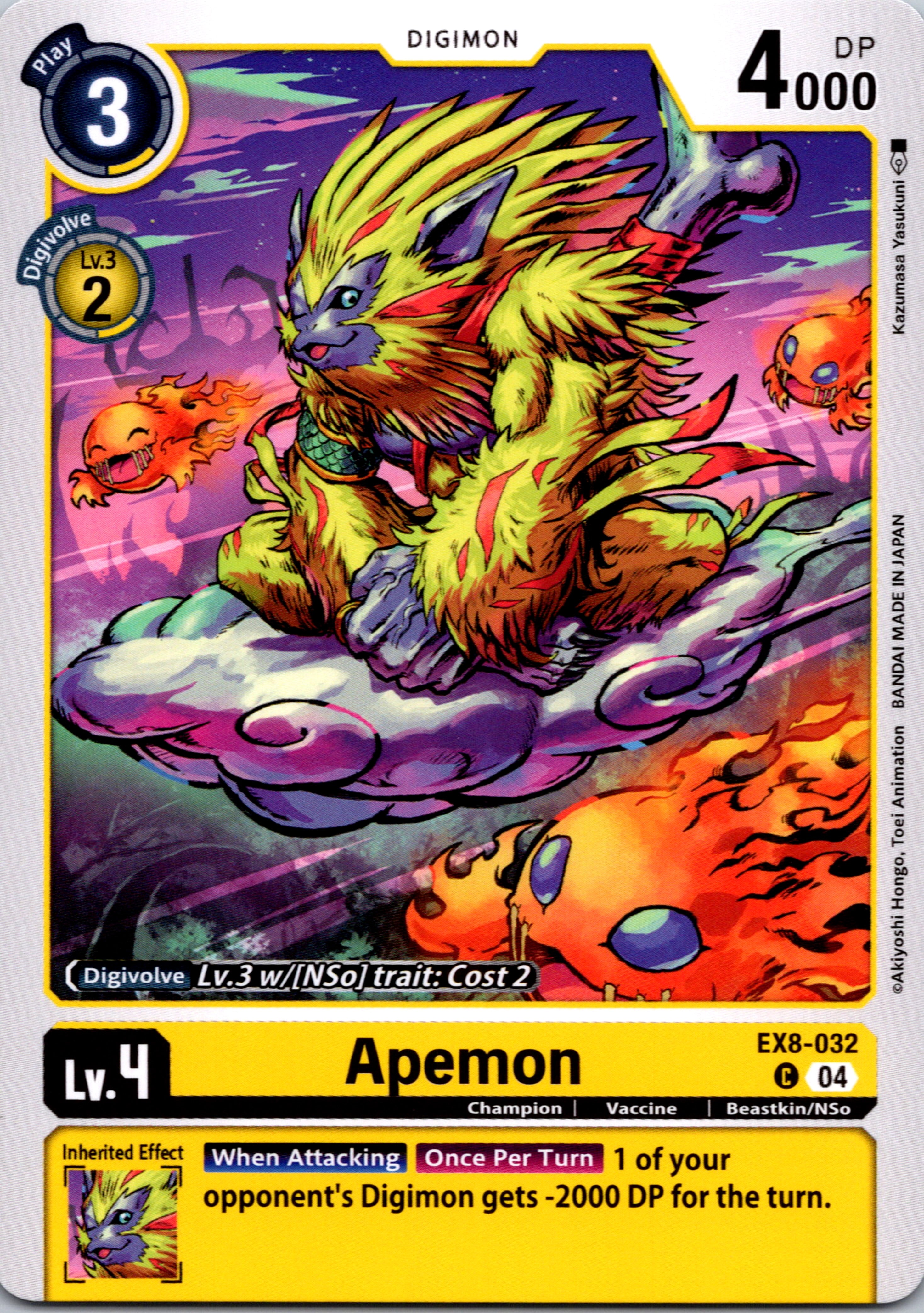 Apemon [EX8-032-C] [Chain of Liberation] Normal