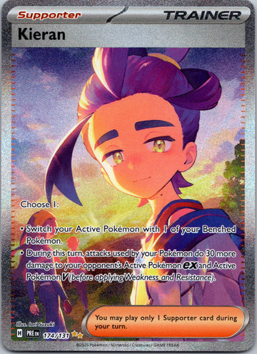 Kieran [174/131] - (Prismatic Evolutions) Holofoil