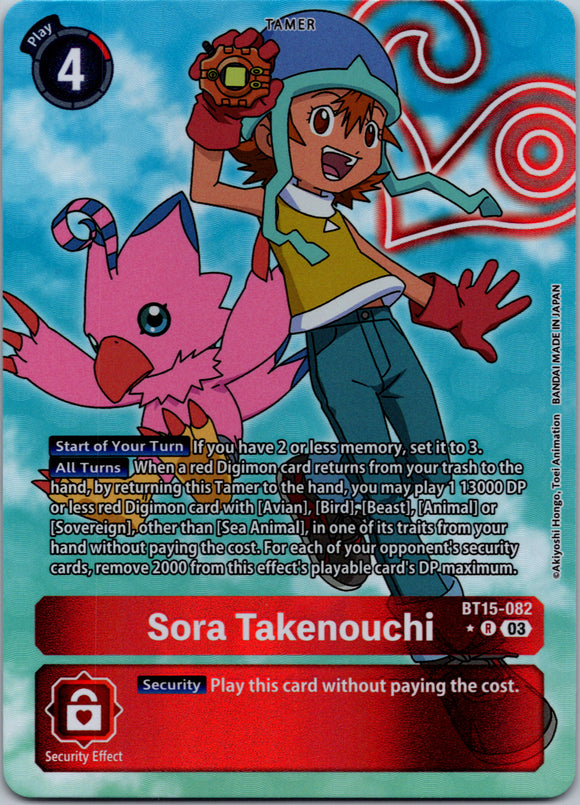 Sora Takenouchi (Alternate Art) [BT15-082] [Exceed Apocalypse] Foil