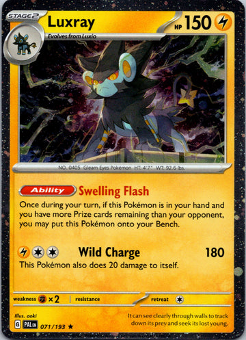 Luxray - 071/193 (Cosmos Holo) [71] - (Miscellaneous Cards & Products) Holofoil