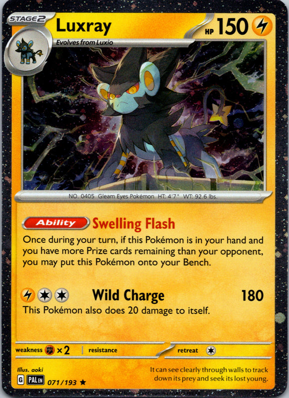 Luxray - 071/193 (Cosmos Holo) [71] - (Miscellaneous Cards & Products) Holofoil