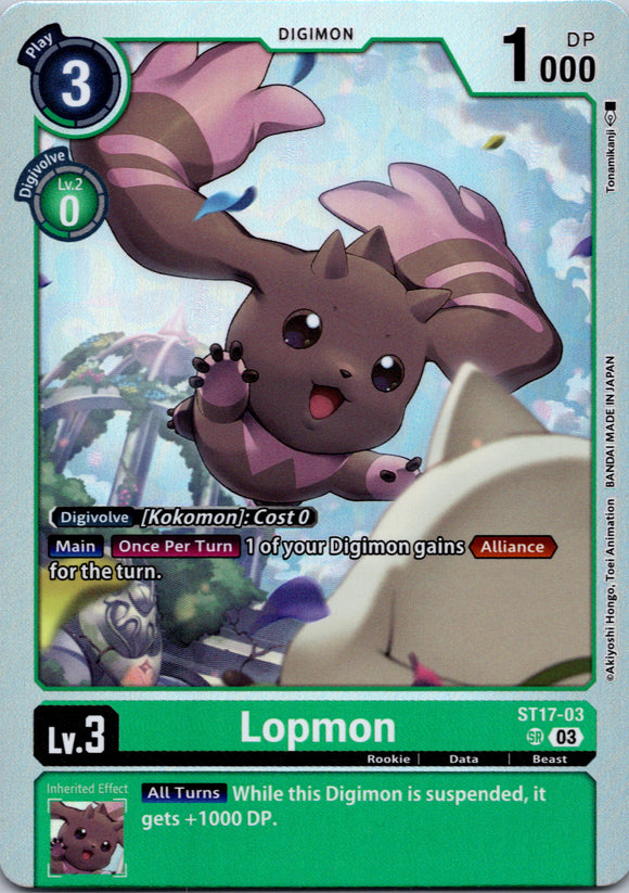 Lopmon [ST17-03] [Starter Deck 17: Double Typhoon Advanced Deck Set] Foil