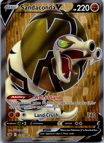 Sandaconda V (175/198) [Sword & Shield: Chilling Reign]