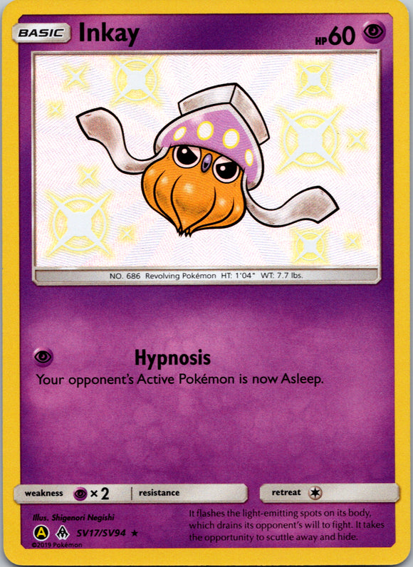 Inkay (SV017/SV94) [Hidden Fates: Shiny Vault]