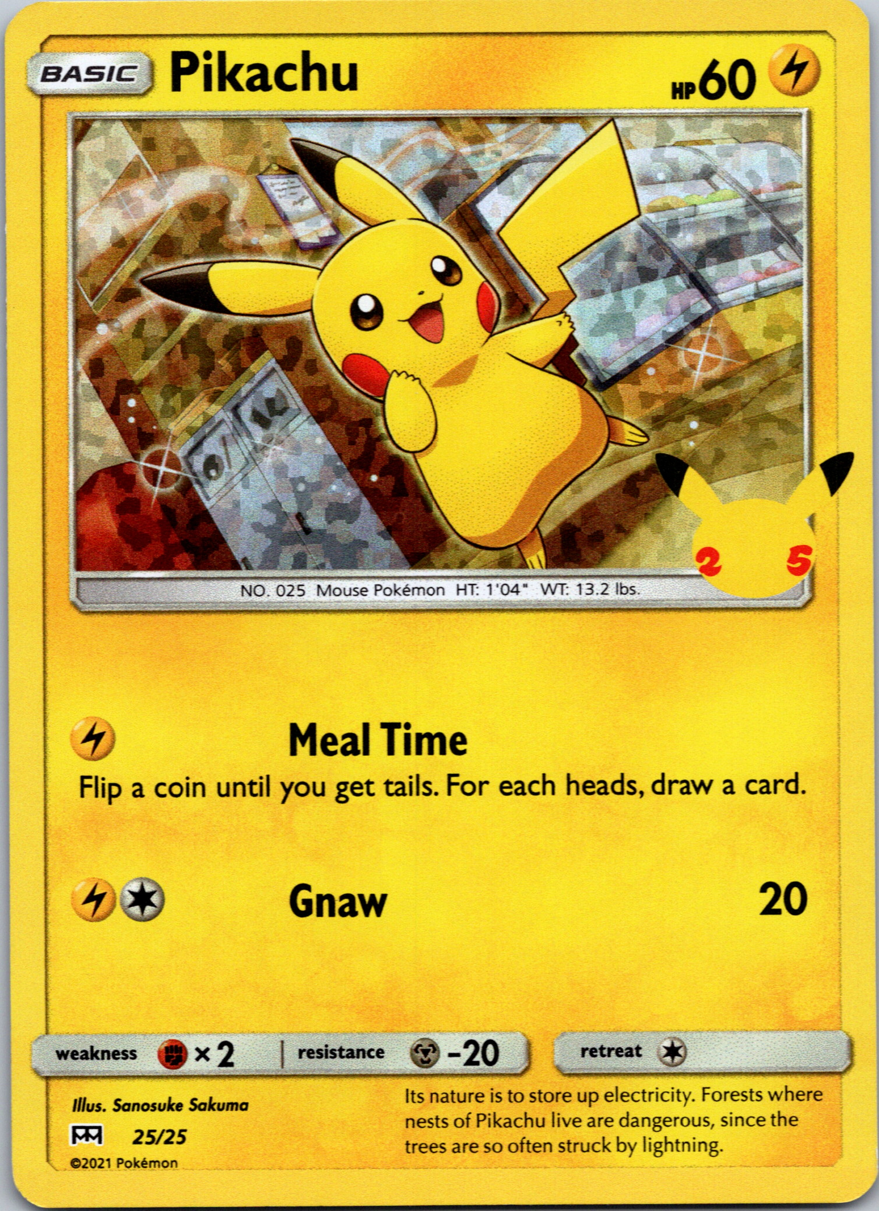 Pikachu [25/25] - McDonalds Collection 2021 Holofoil