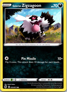 Galarian Zigzagoon [035/073] [Champion's Path]