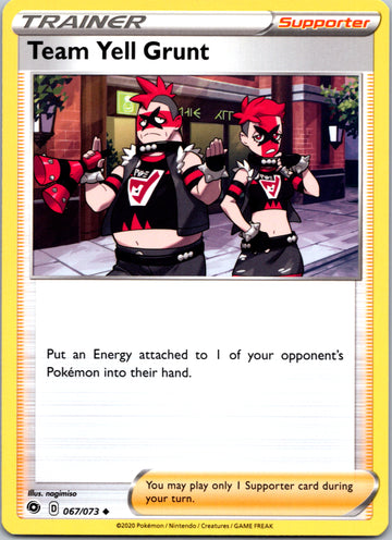 Team Yell Grunt [067/073] [Champion's Path]