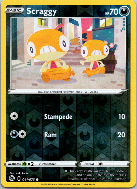 Scraggy [041/073] [Champion's Path] Reverse Holofoil
