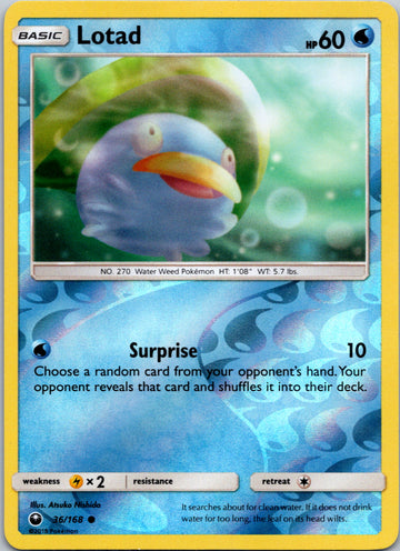 Lotad [36/168] [Celestial Storm] Reverse Holofoil