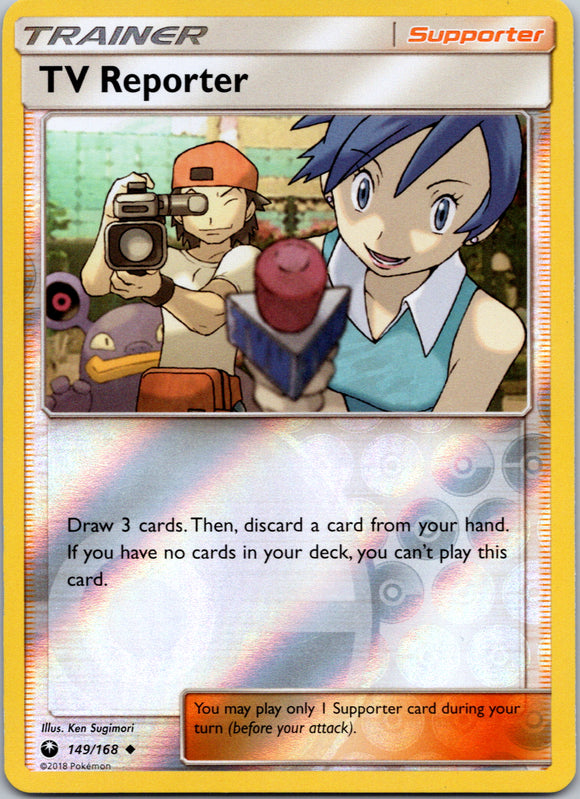 TV Reporter [149/168] [Celestial Storm] Reverse Holofoil