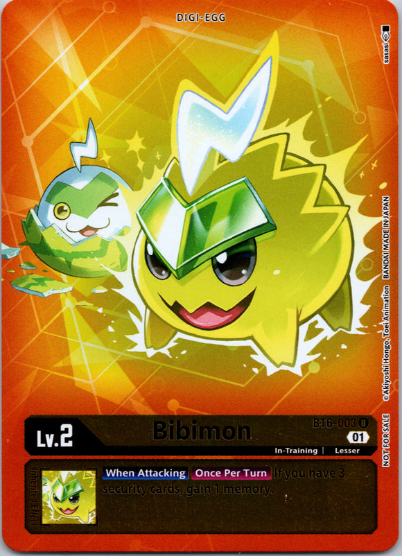 Bibimon (Box Topper) [BT6-003] [Double Diamond] Foil