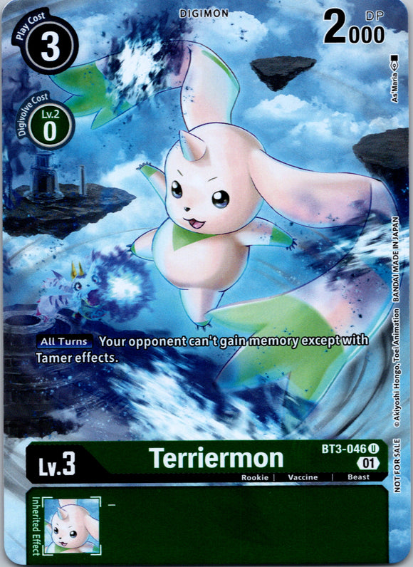 Terriermon (Tamer's Card Set 1) [BT3-046] [Release Special Booster] Foil