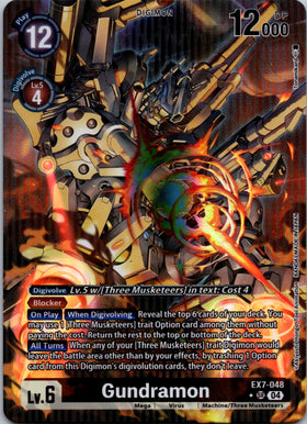 Gundramon (Alternate Art) [EX7-048-SR] [Digimon LIBERATOR] Foil