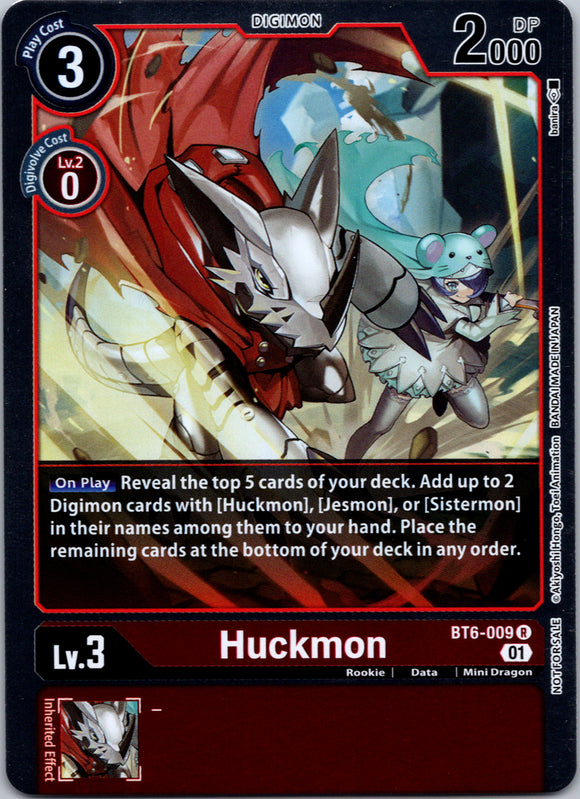 Huckmon (Event Pack 3) [BT6-009] [Double Diamond] Foil