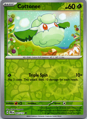 Cottonee [007/131] - (Prismatic Evolutions) Reverse Holofoil