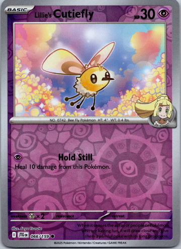 Lillie's Cutefly [066/159] [Journey Together] Reverse Holofoil