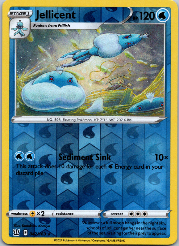 Jellicent [042/163] [Battle Styles] Reverse Holofoil