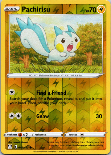 Pachirisu [049/163] [Battle Styles] Reverse Holofoil