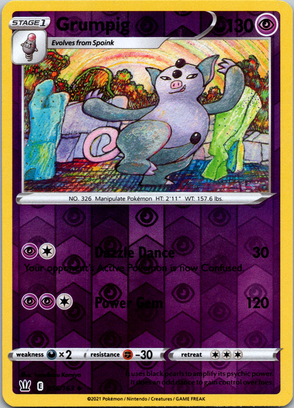 Grumpig [056/163] [Battle Styles] Reverse Holofoil