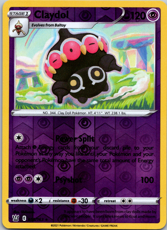 Claydol [058/163] [Battle Styles] Reverse Holofoil
