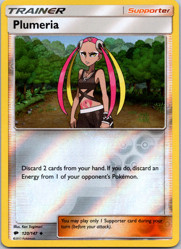 Plumeria [120/147] [Burning Shadows] Reverse Holofoil