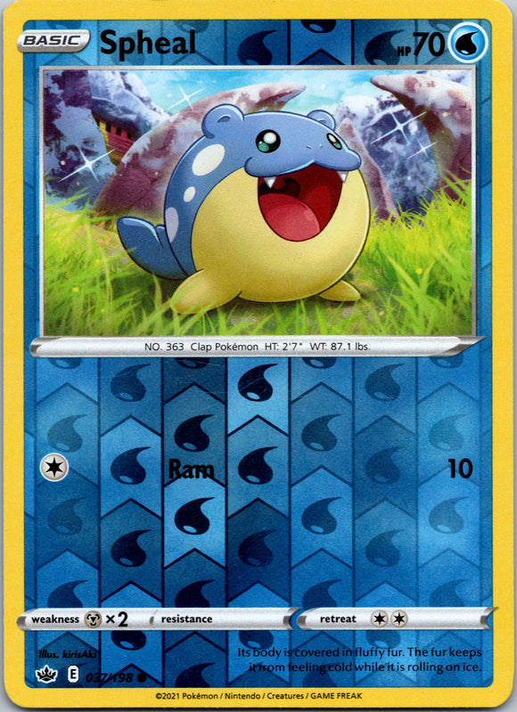 Spheal [037/198] [Chilling Reign] Reverse Holofoil