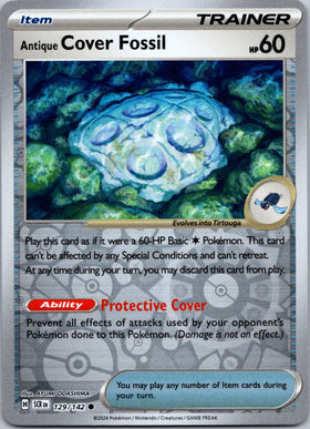 Antique Cover Fossil [129/142] - (Stellar Crown) Reverse Holofoil