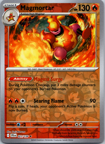 Magmortar [021/159] [Journey Together] Reverse Holofoil