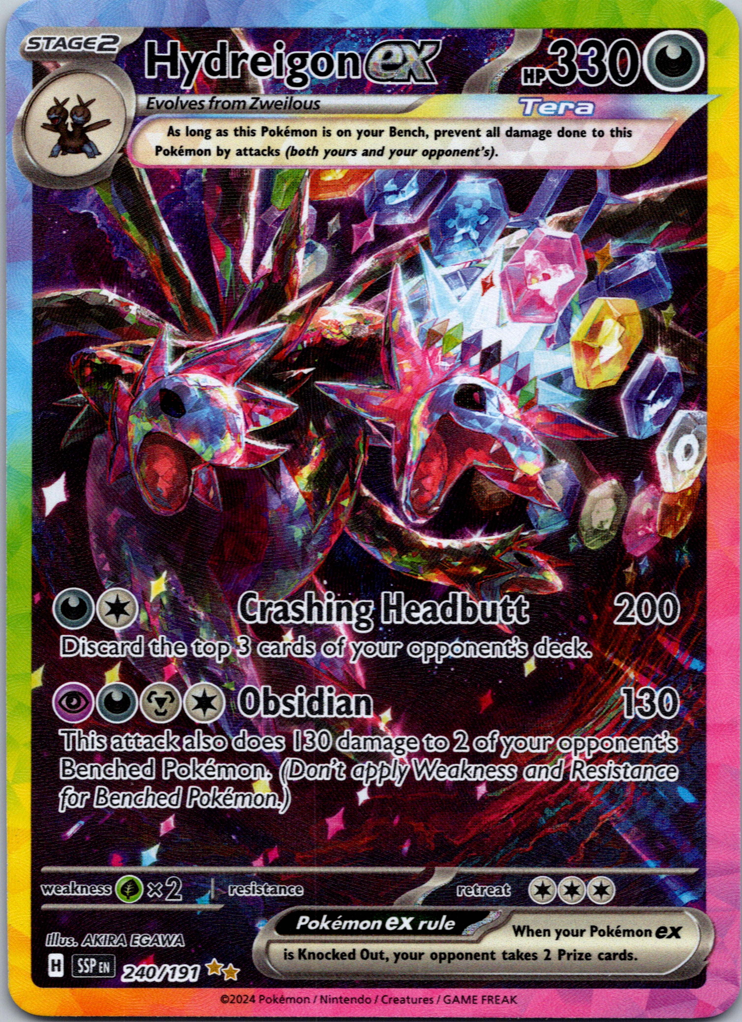 Hydreigon ex [240/191] - (Surging Sparks) Holofoil