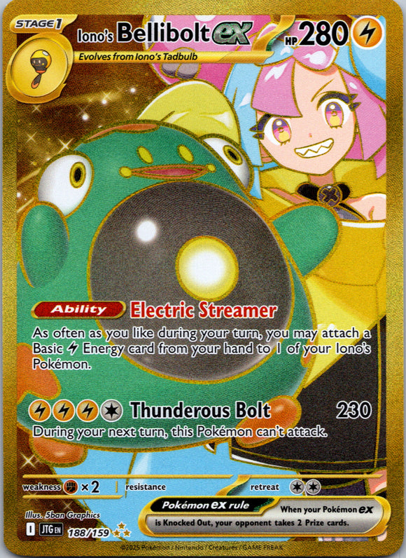 Iono's Bellibolt ex [188/159] [Journey Together] Holofoil