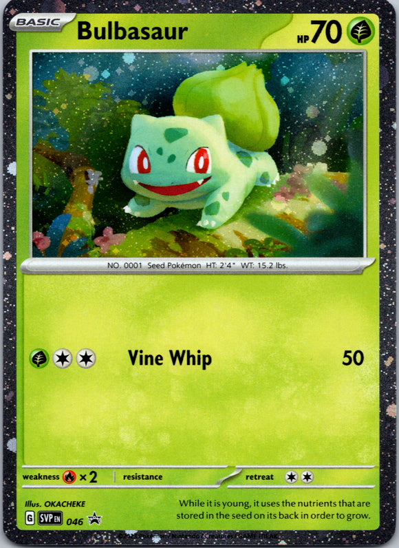 Bulbasaur (046) (Cosmos Holo) [Scarlet & Violet: Black Star Promos]