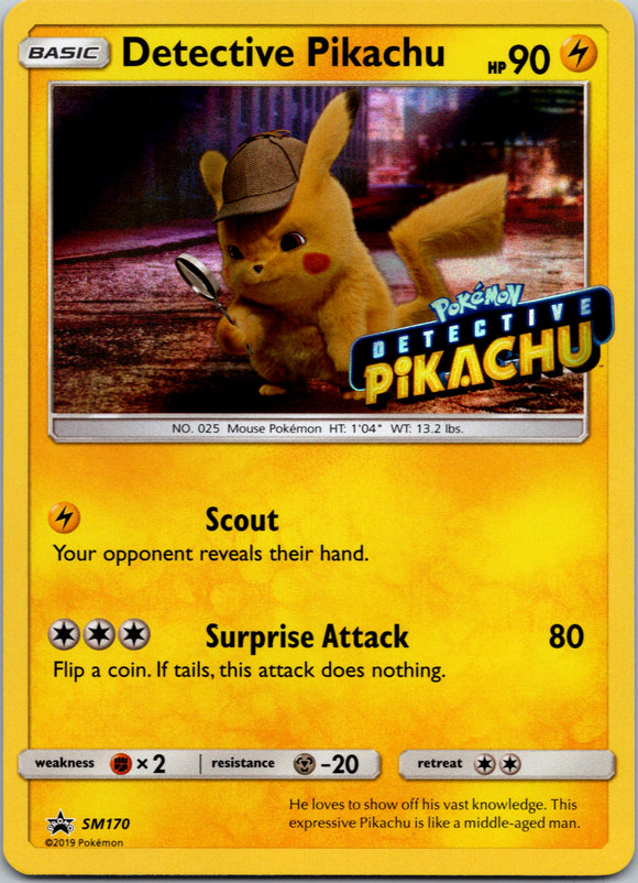 Detective Pikachu [SM170] [SM Promos] Holofoil