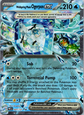 Wellspring Mask Ogerpon ex [027/131] - (Prismatic Evolutions) Holofoil