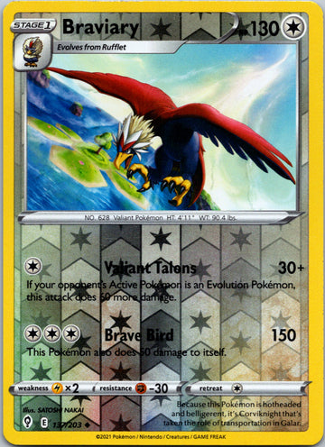 Braviary [137/203] [Evolving Skies] Reverse Holofoil